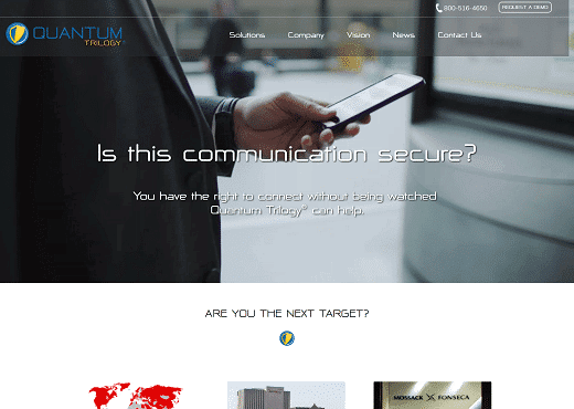 Quantum Trilogy Website - designed and developed by Lumina NYC