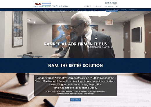 NAM Website designed and developed by Lumina