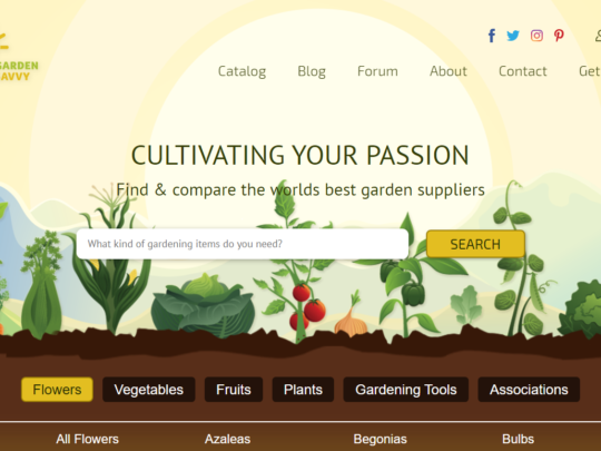 Garden Savvy Homepage